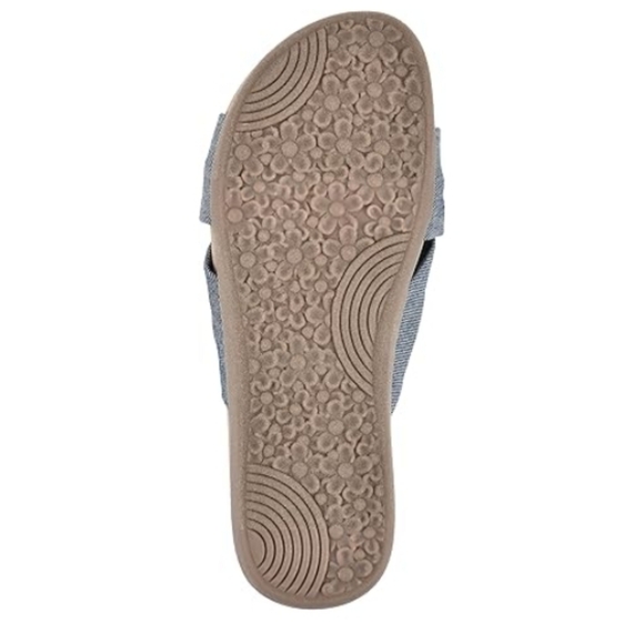 Flat Women's Fateful Flip-Flop Sandals Tan /Gray - Picture 6 of 7